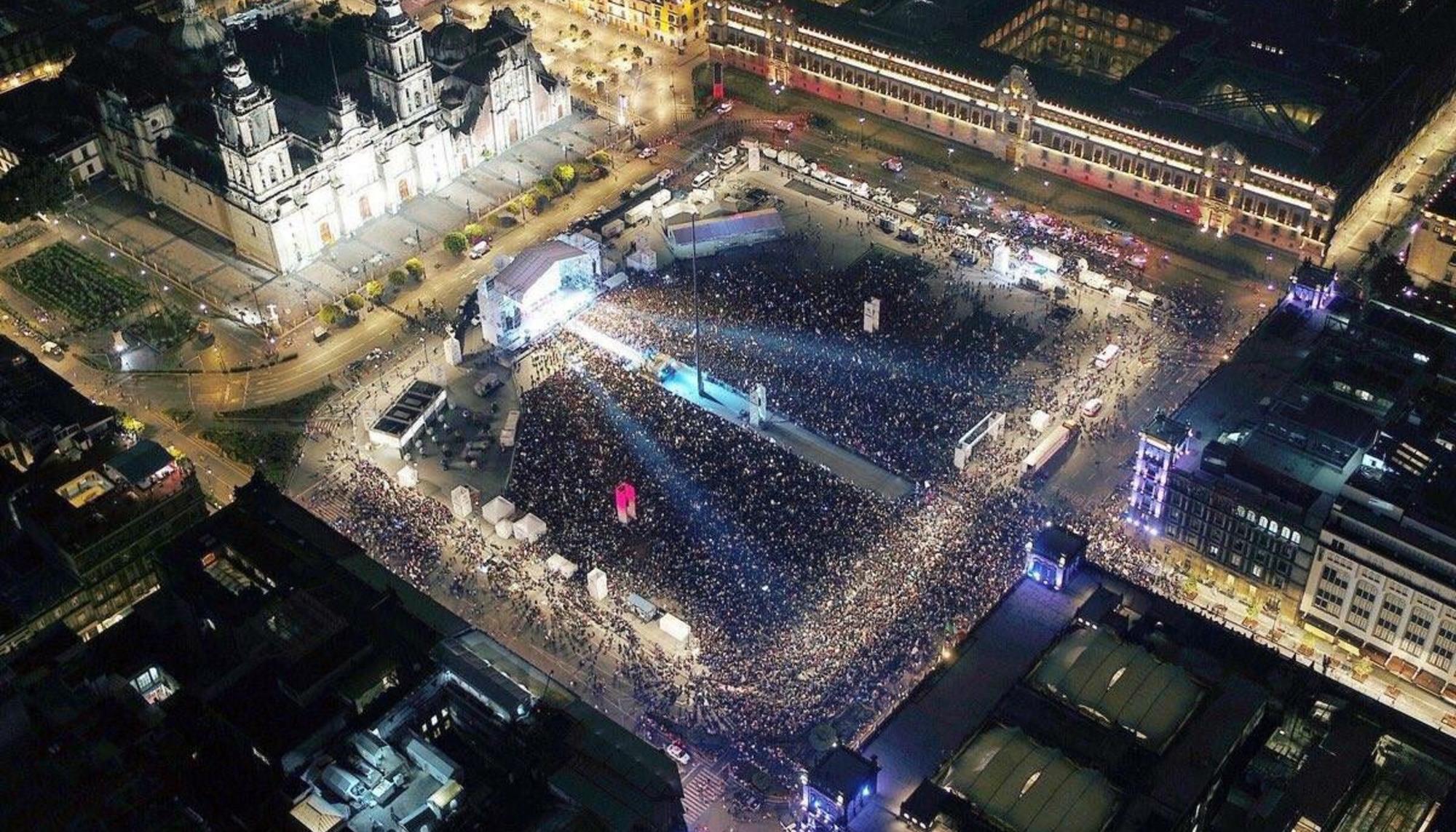 AMLO Zocalo Elecciones México